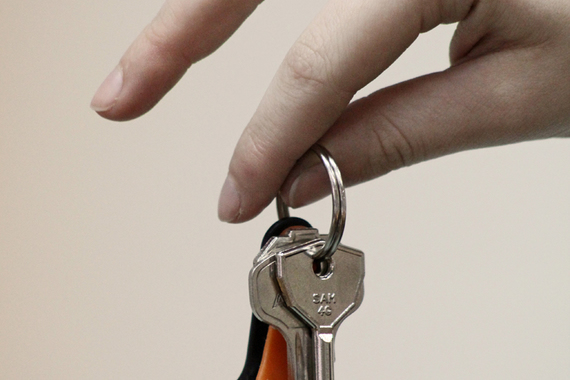 Ключи в руке